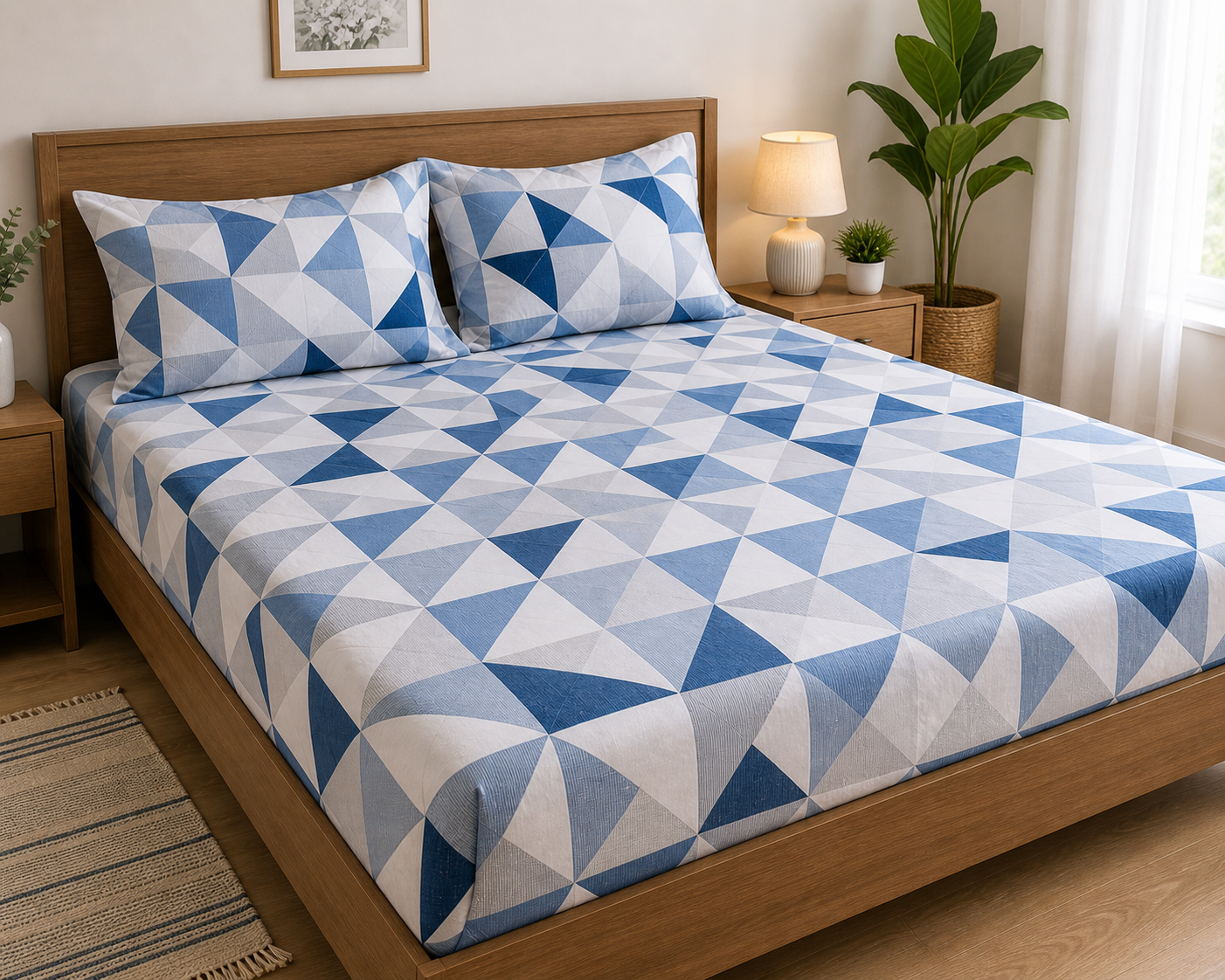 Cotton Double Bedsheet